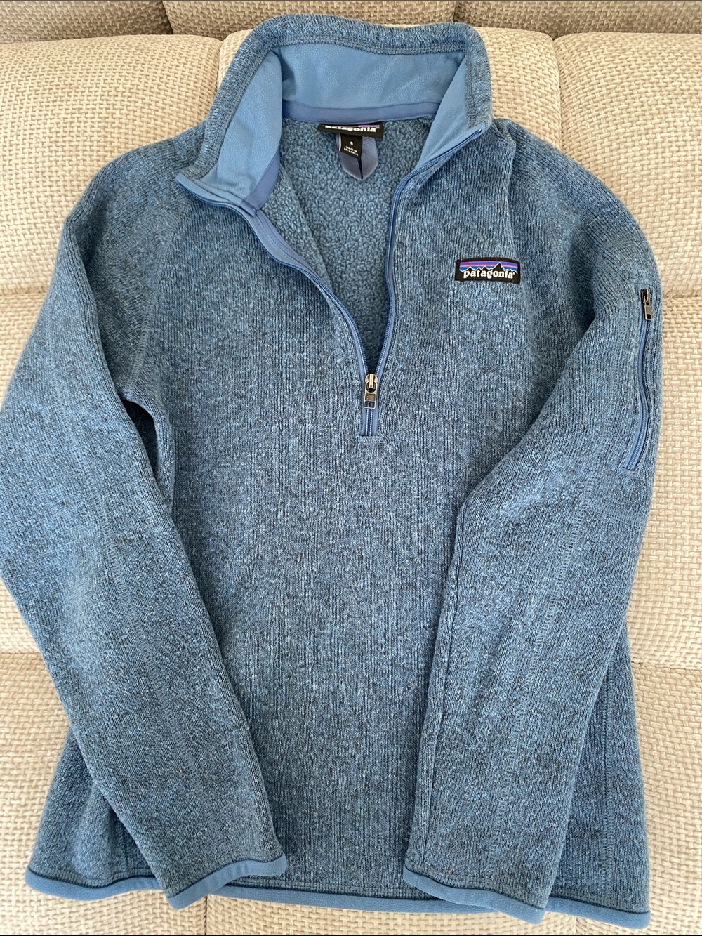 Patagonia Slate Blue Half-Zip Pullover